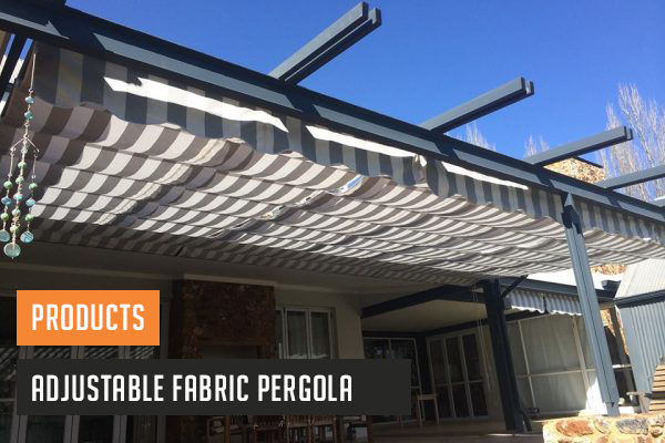 CITY2CITY PRODUCTS 002 Adjustable Fabric Pergola