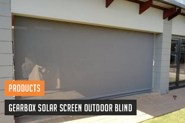 CITY2CITY PRODUCTS 003 Gearbox solar Screen Outdoor Blind