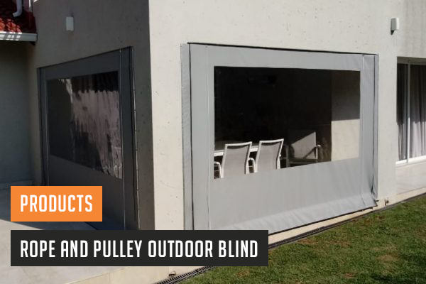 CITY2CITY PRODUCTS 005 Rope and Pulley Outdoor Blind